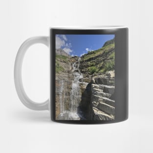 Waterfall in Mountains Mug